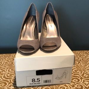 Banana Republic Taupe Open-Toe Heels